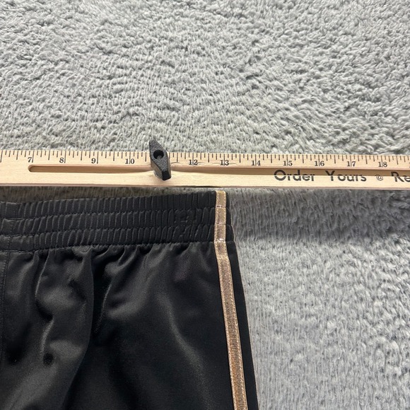 Adidas Pant Girls XL Black Polyester Track Running Tapered Performance Training - Picture 6 of 9